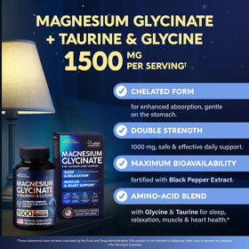 NUTRAHARMONY Magnésium Glycinate 120 capsules en gros plan
