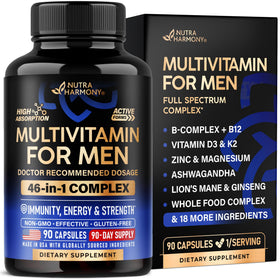 NUTRAHARMONY Multivitamine pour Hommes 90 capsules vue avant