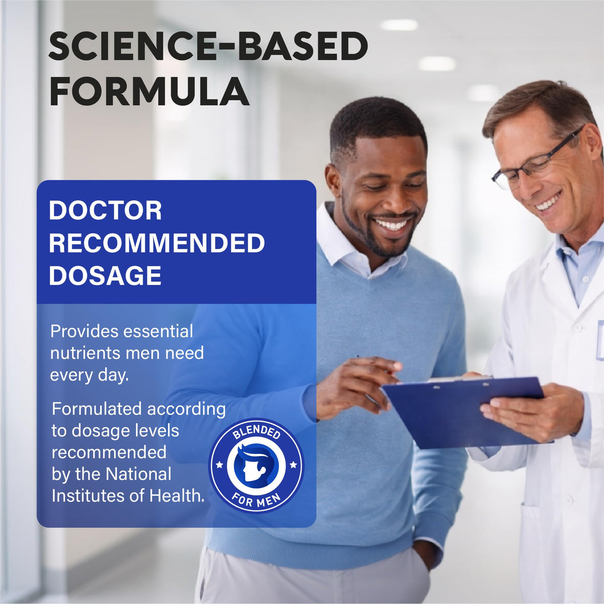 NUTRAHARMONY Multivitamine pour Hommes avec mélange d'aliments entiers