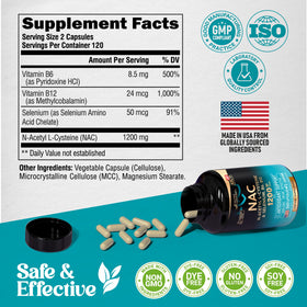 NUTRAHARMONY NAC 1200 mg boîte avec capsules