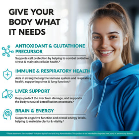 NUTRAHARMONY NAC 1200 mg capsules avec étiquette
