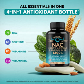 NUTRAHARMONY NAC 1200 mg complément alimentaire, vue de côté