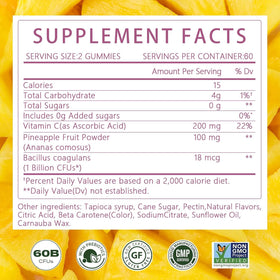 NUTRAJOY Gummies Équilibre Féminin bouteille ouverte avec gummies visibles