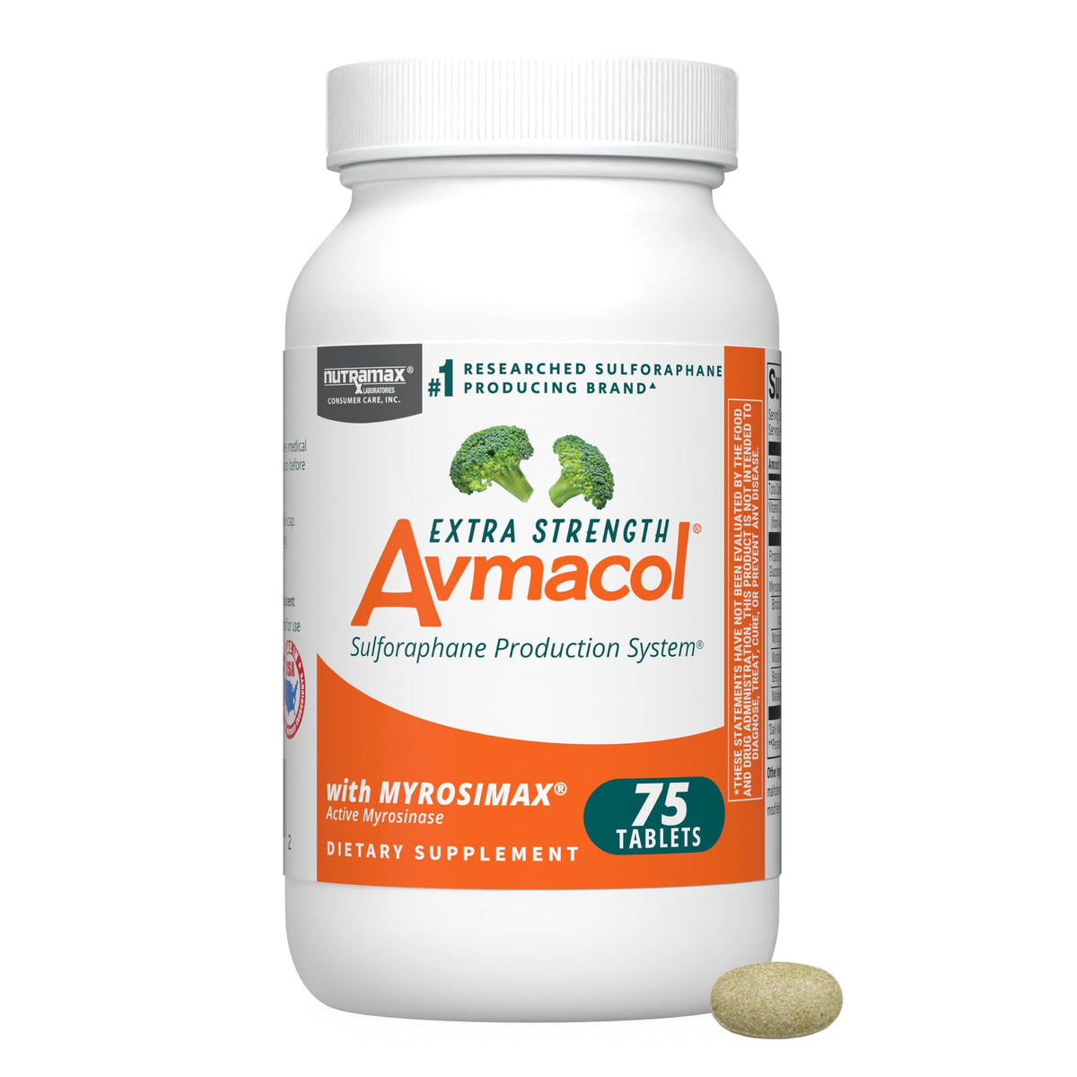 Nutramax Avmacol Complément Alimentaire 75 Comprimés vue de face