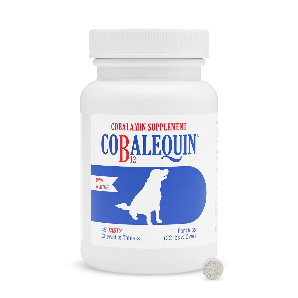 Nutramax Cobalequin comprimés à croquer B12 pour chiens, emballage avant