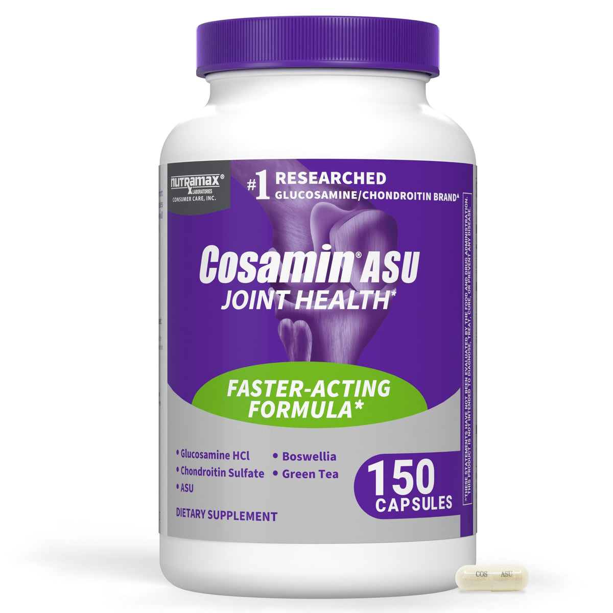 Nutramax Cosamin ASU 150 capsules vue de face