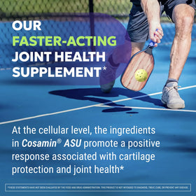 Nutramax Cosamin ASU capsules sur une surface plane