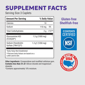 Nutramax Cosamin DS 150 caplets side view