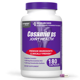 Nutramax Cosamin DS 180 capsules vue avant avec étiquette