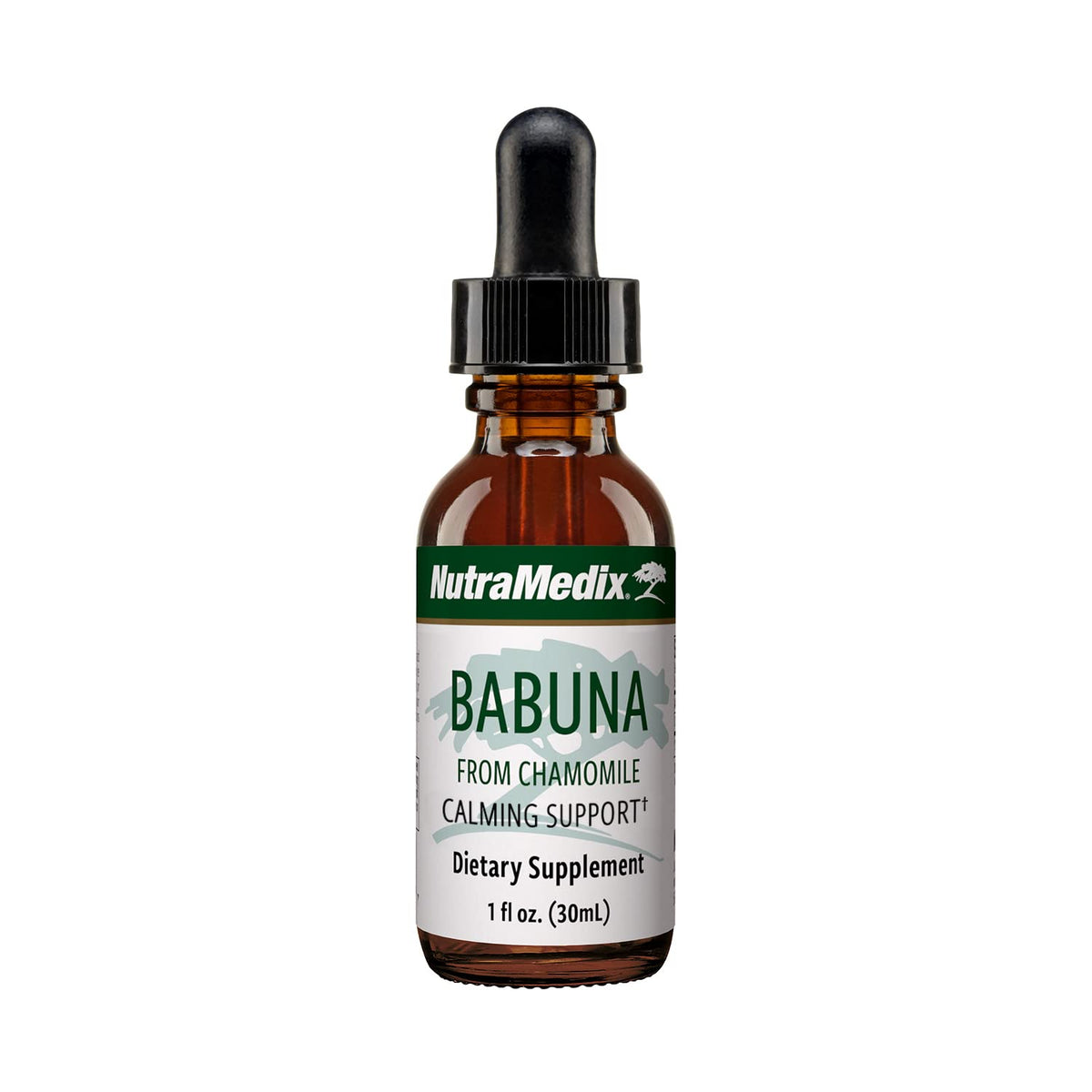 NutraMedix Babuna Calm Drops 30ml flacon avec étiquette