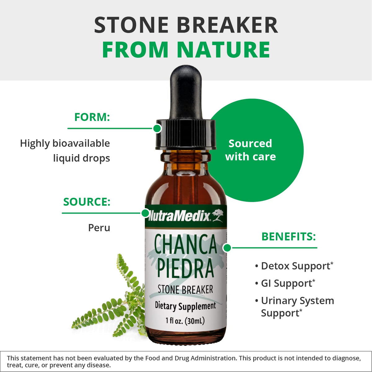 NutraMedix Chanca Piedra 30ml vue de côté