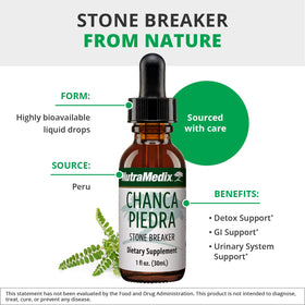 NutraMedix Chanca Piedra 30ml vue de côté