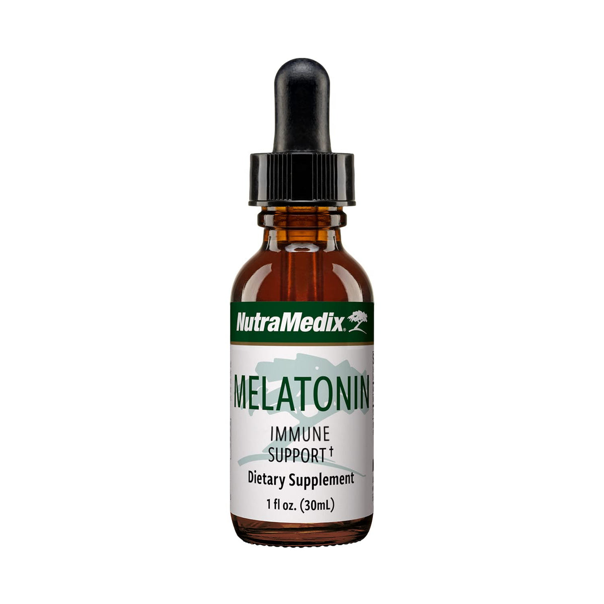 NutraMedix gouttes de mélatonine 30ml, vue de face