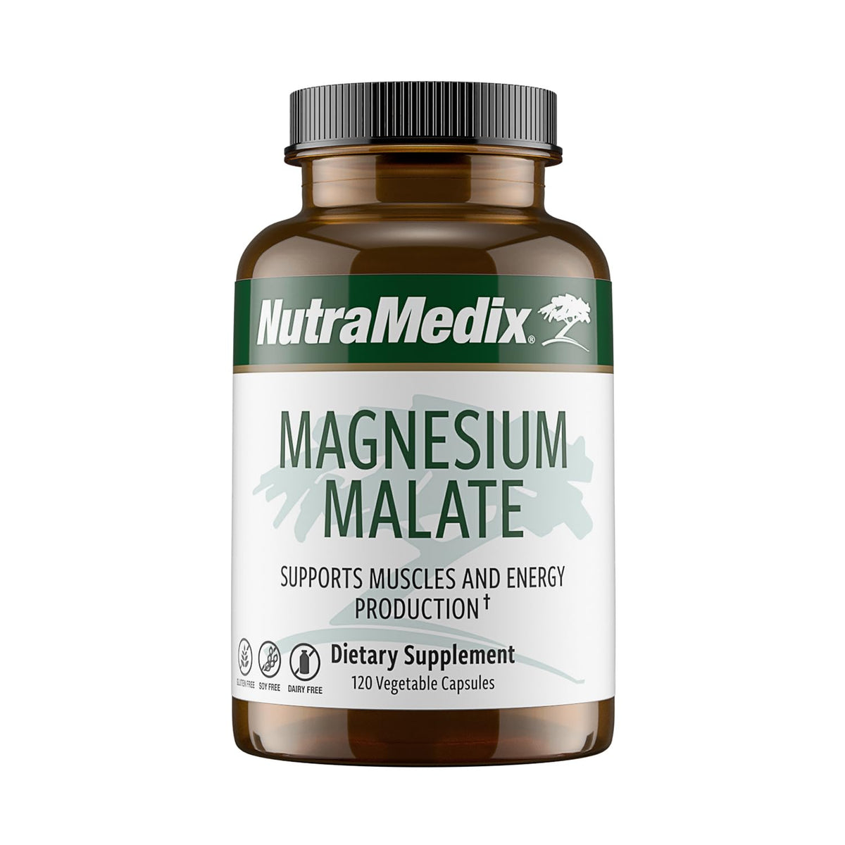 NutraMedix Magnésium Malate 120 capsules végétales, vue avant