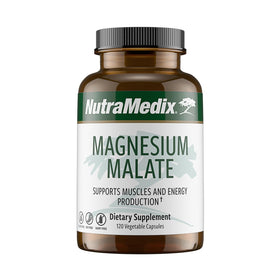 NutraMedix Magnésium Malate 120 capsules végétales, vue avant