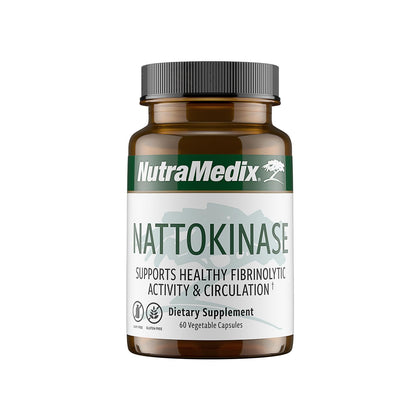 NutraMedix Nattokinase 2000 FU 60 capsules vue de face