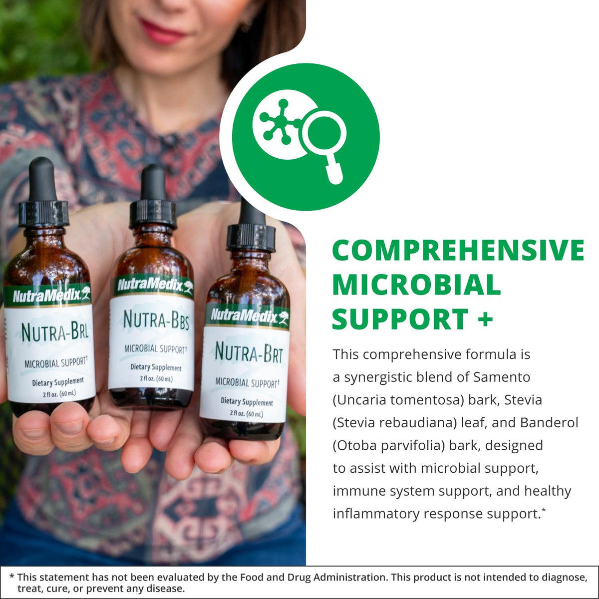 NutraMedix Nutra-BRL bouteille vue latérale