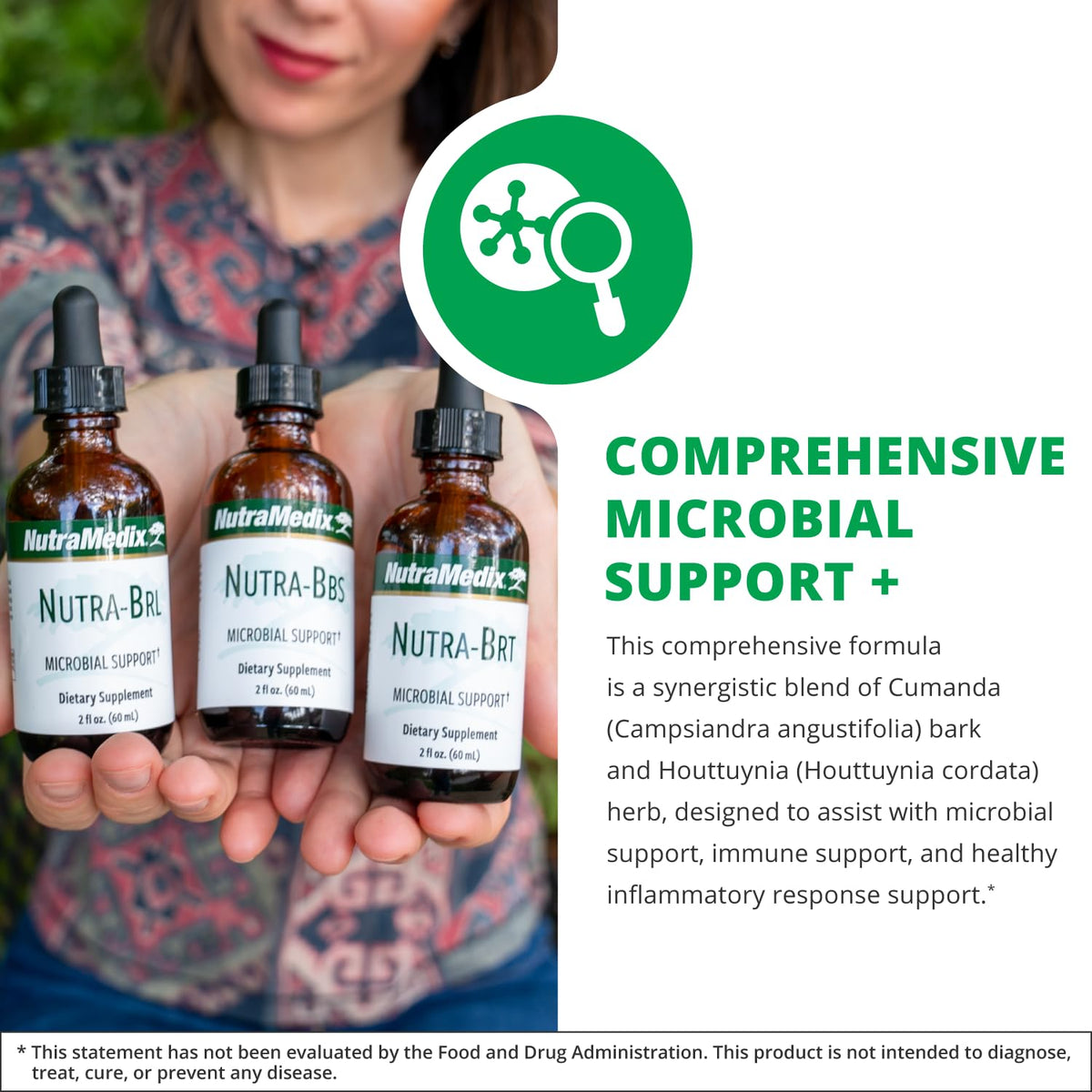NutraMedix Nutra BRT 60mL avec étiquette et dosage