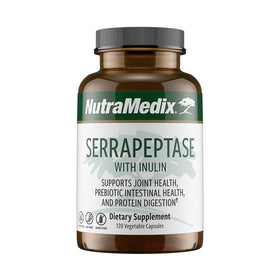NutraMedix Serrapeptase 120 Capsules vue de face