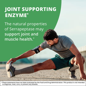 NutraMedix Serrapeptase sur une table en bois