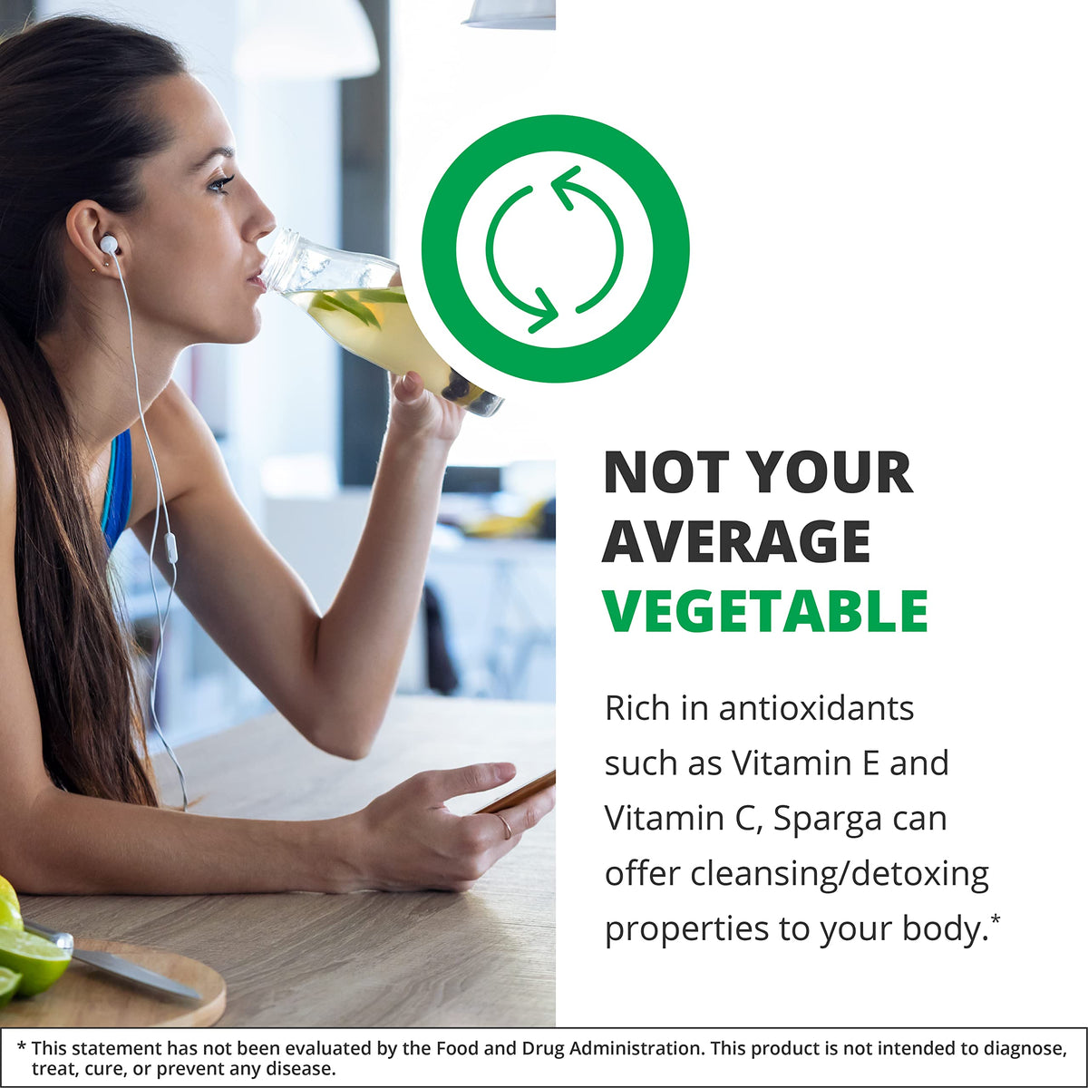 NutraMedix Sparga Teinture 30ml - étiquette avec ingrédients