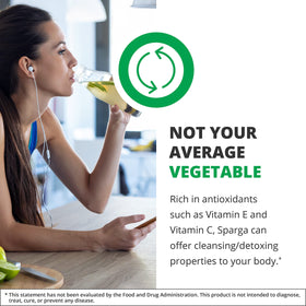 NutraMedix Sparga Teinture 30ml - étiquette avec ingrédients