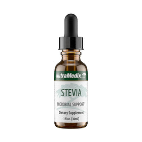 NutraMedix Stevia Extrait Liquide 30 ml vue de face avec étiquette
