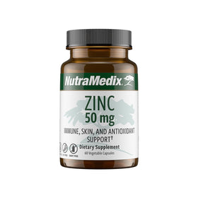 NutraMedix Zinc 50mg capsules front view