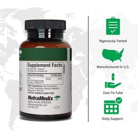 NutraMedix Zinc 50mg packaging side view
