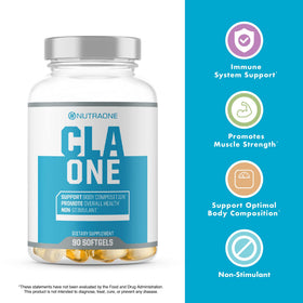 NutraOne CLAOne flacon sur fond neutre
