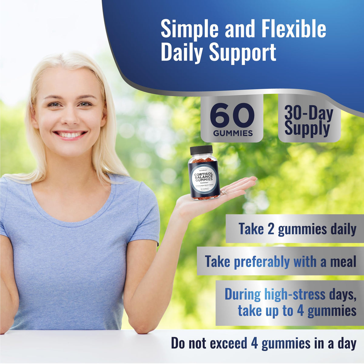 NutraPep Gummies Cortisol gummies ouvertes avec quelques gummies visibles