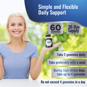 NutraPep Gummies Cortisol gummies ouvertes avec quelques gummies visibles