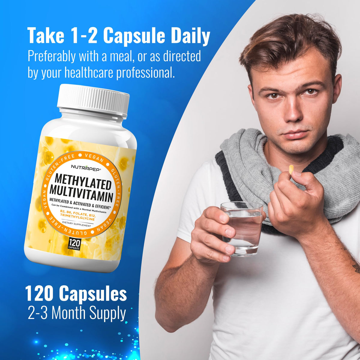 NutraPep Multivitamine Méthylée avec des fruits frais