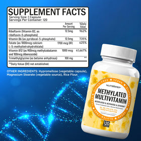NutraPep Multivitamine Méthylée sur un bureau