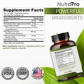 NutraPro Compléments Alimentaires Cholestérol illustration de la santé cardiaque