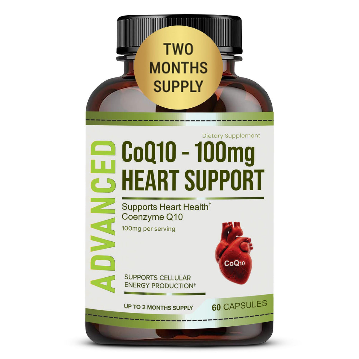 NutraPro CoQ10 100 mg gélules végétales vues de face