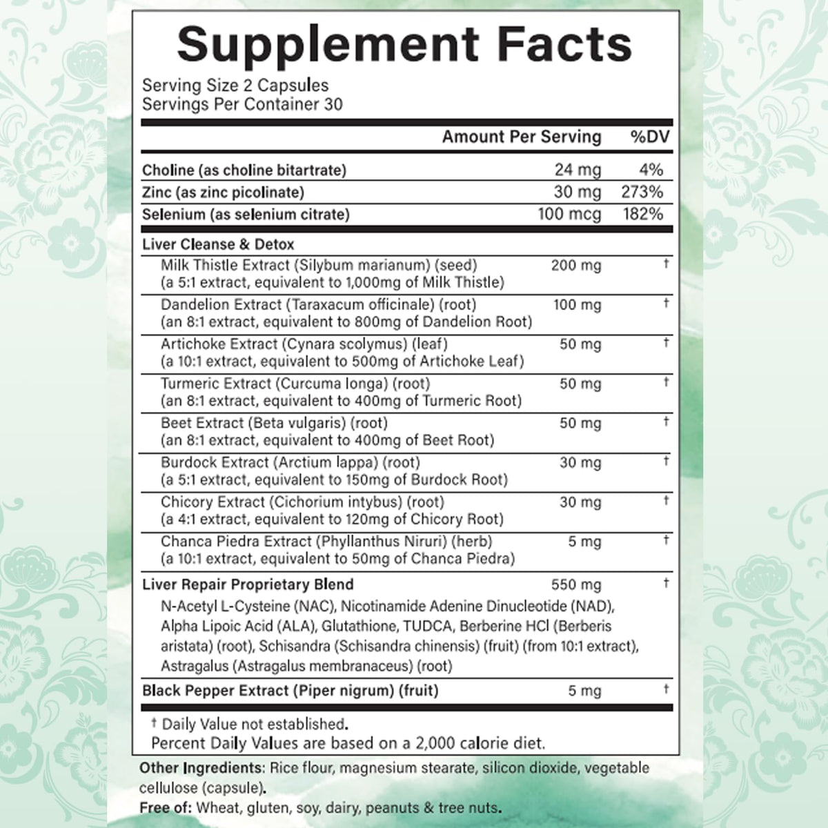 NutraPure Capsules 20-en-1 pour le Foie, présentation de la boîte