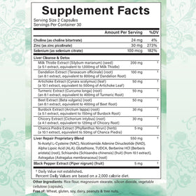 NutraPure Capsules 20-en-1 pour le Foie, présentation de la boîte