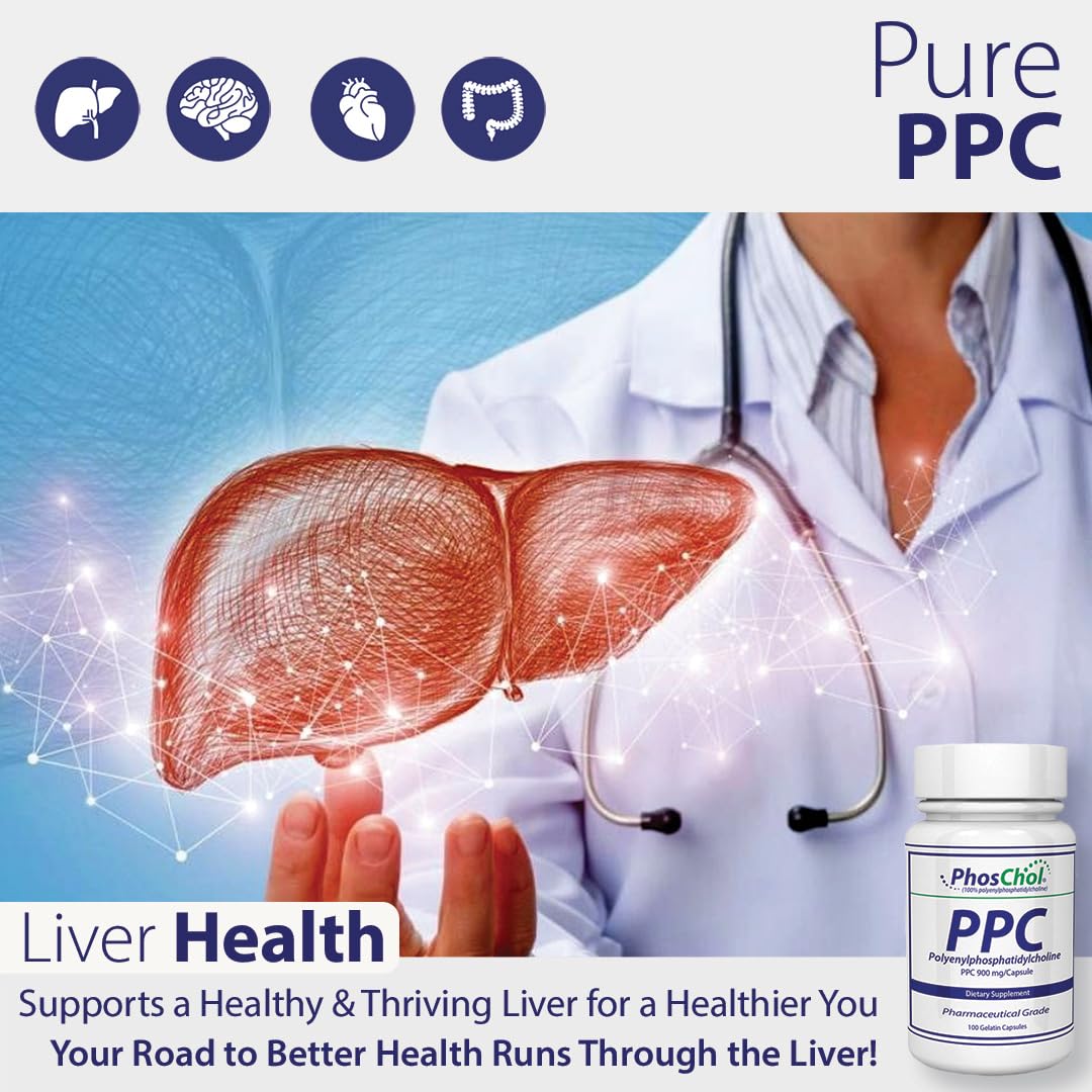 Nutrasal PhosChol PPC 900 mg étiqueté avec informations nutritionnelles