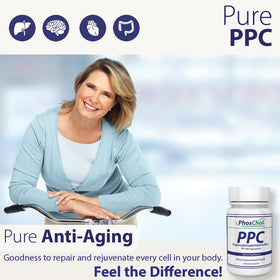 Nutrasal PhosChol PPC 900 mg sur un fond naturel