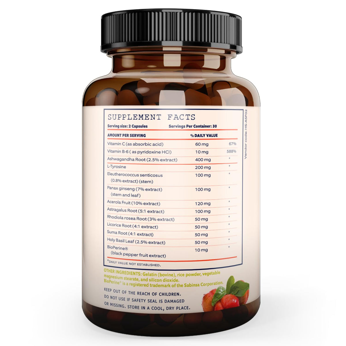 NUTRATEMPLE Complément Alimentaire Soutien Surrénalien 60 Capsules sur une table