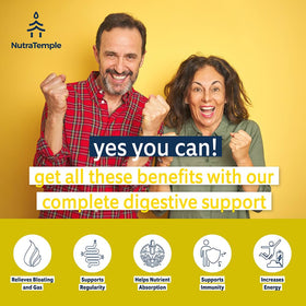 NUTRATEMPLE Probiotiques 4-en-1 50g, présentation du produit