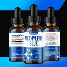 Nutravia Methylene Blue 60ml présentation sur table