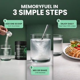Nutraville MemoryFuel Poudre de Créatine Monohydrate 290g emballage