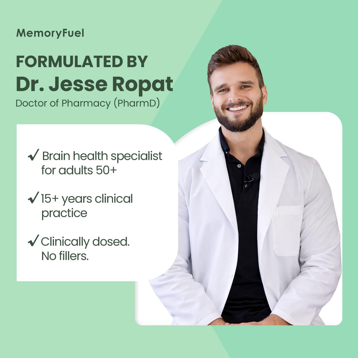 Nutraville MemoryFuel Poudre de Créatine Monohydrate 290g vue arrière