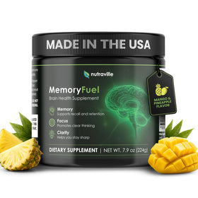 Nutraville MemoryFuel Poudre de Créatine Monohydrate 290g vue de face