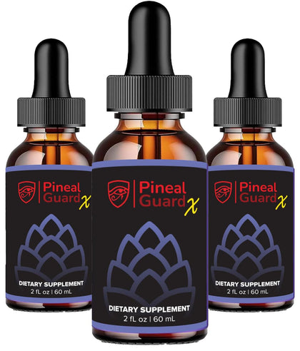 Nutraville Pineal Guard X 231g flacon avant avec gouttes