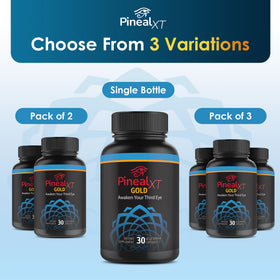 Nutraville Pineal XT Gold avec des accessoires de méditation