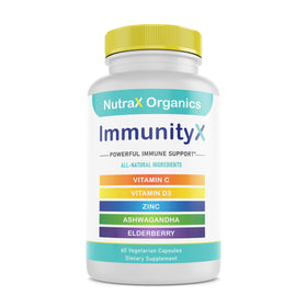 NutraX Organics Complément Alimentaire 60 Capsules Végétales vue de face