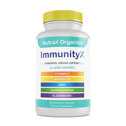 NutraX Organics Complément Alimentaire 60 Capsules Végétales vue de face